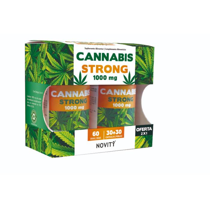 CANNABIS STRONG 30 + 30 cápsulas