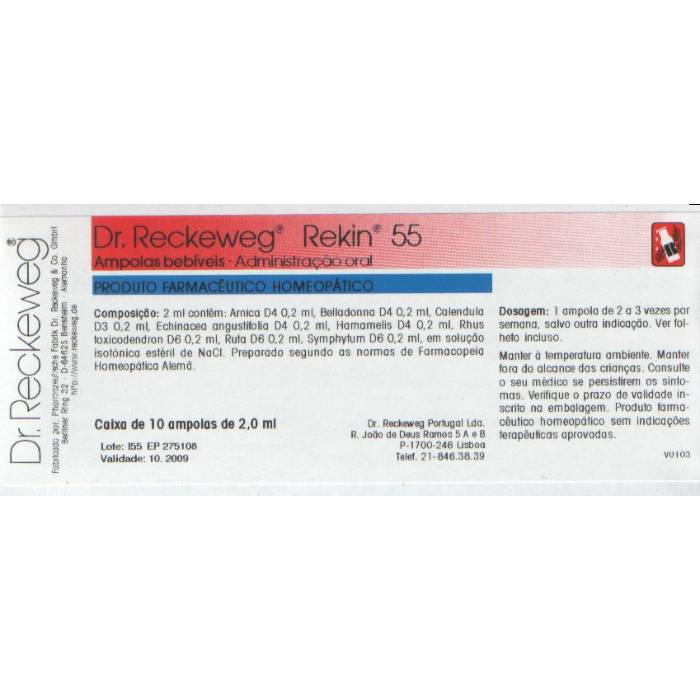 REKIN 55 10 ampolas beÃ­veis