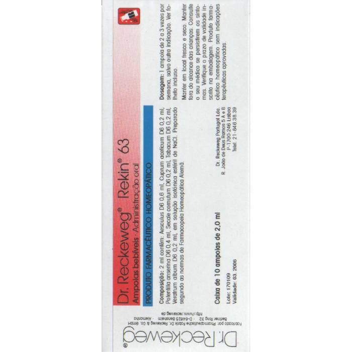 REKIN 63 10 ampolas bebÃ­veis