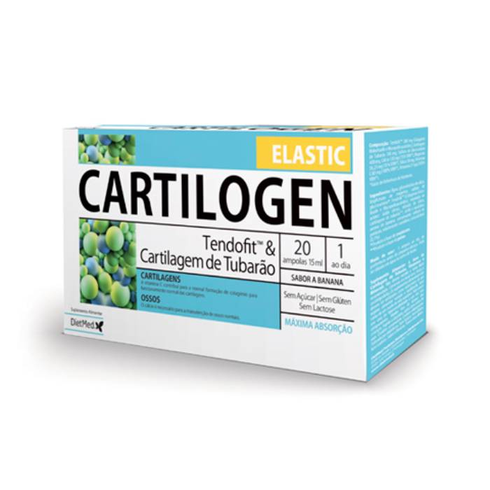 Cartilogen Elastic 20 ampolas