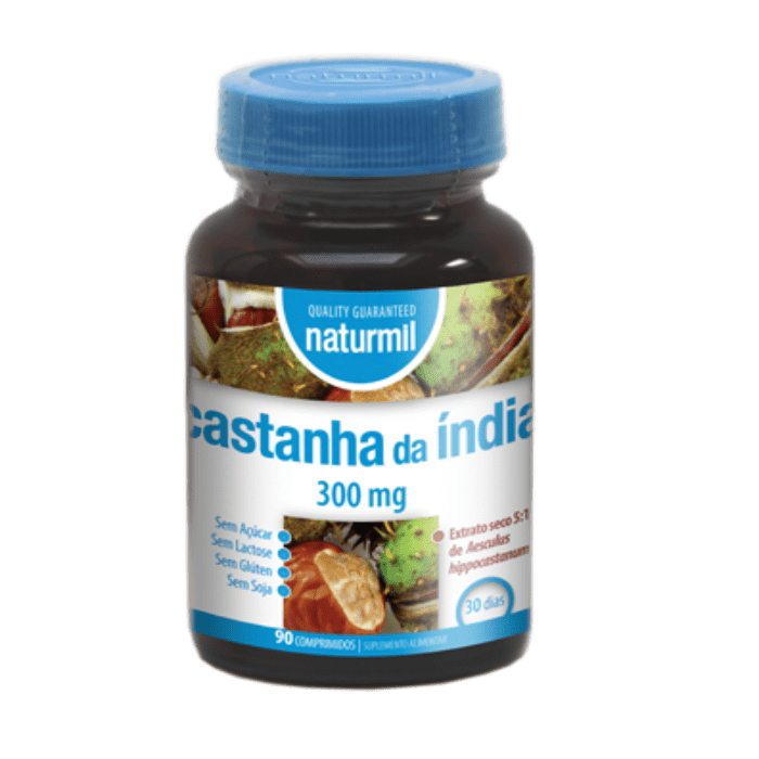 Castanha da Ã­ndia 300 mg 90 comprimidos