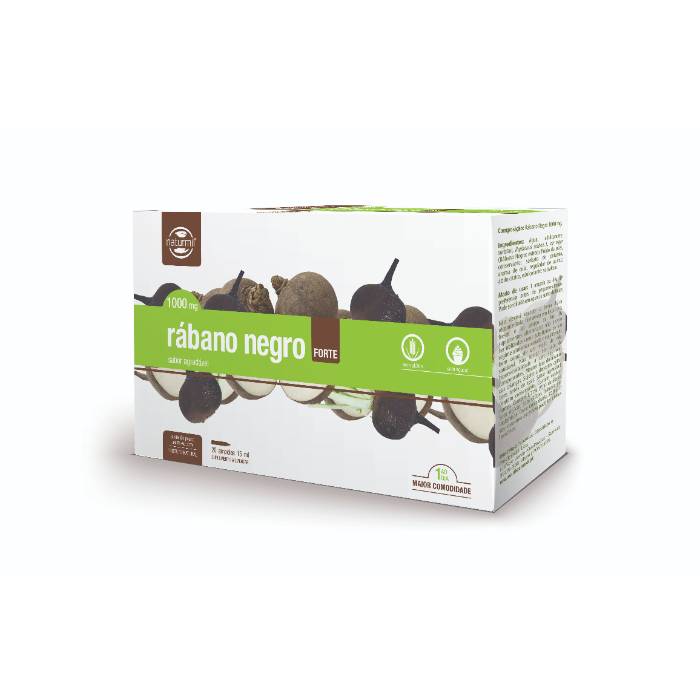 RÃ¡bano Negro Forte 20 ampolas