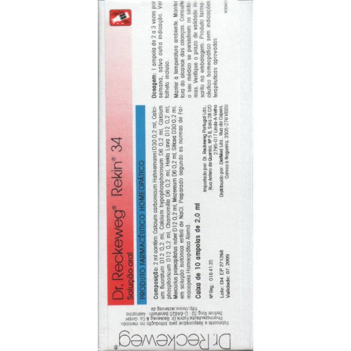 REKIN 34 10 ampolas bebÃ­veis