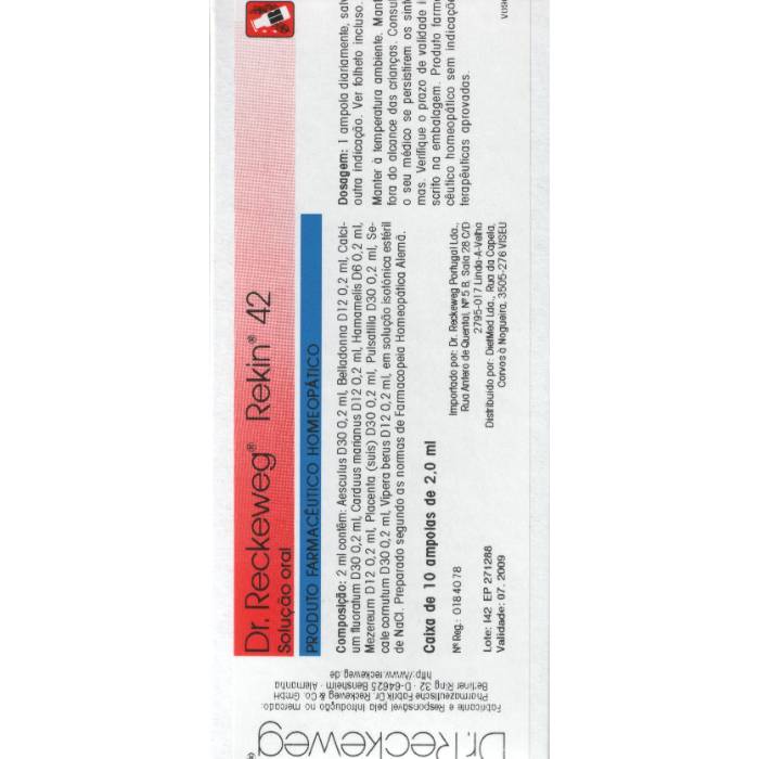 REKIN 42 10 ampolas bebÃ­veis