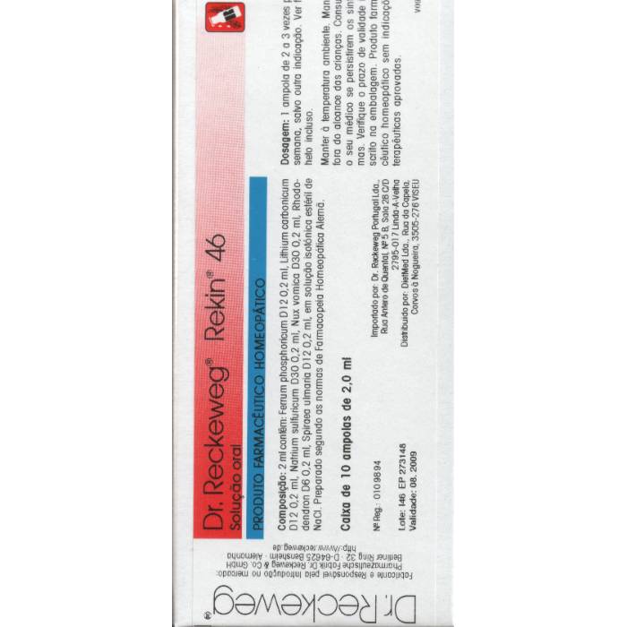 REKIN 46 10 ampolas bebÃ­veis