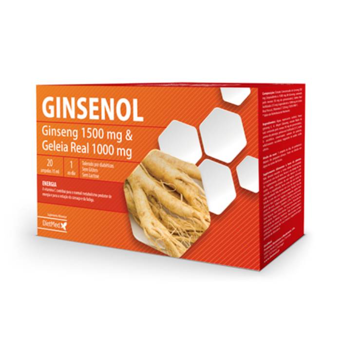 Ginsenol 20 ampolas