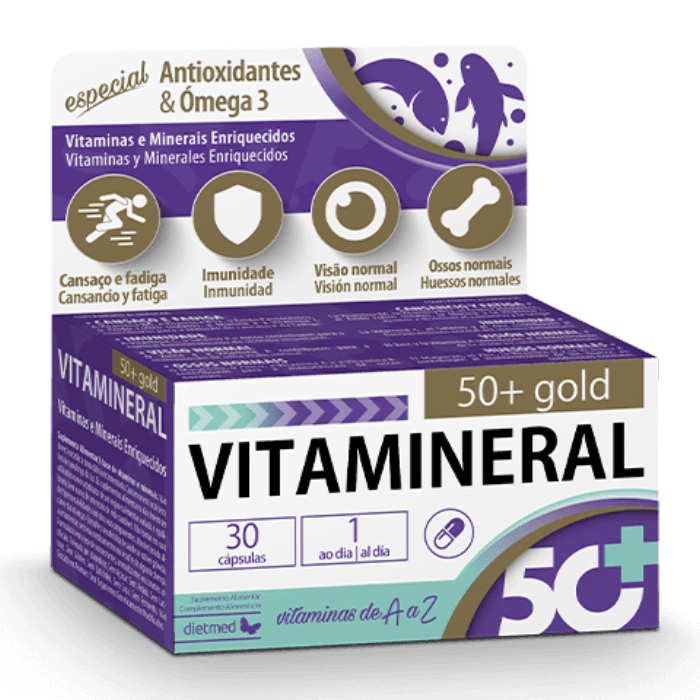 Vitamineral 50+ gold 30 cÃ¡psulas