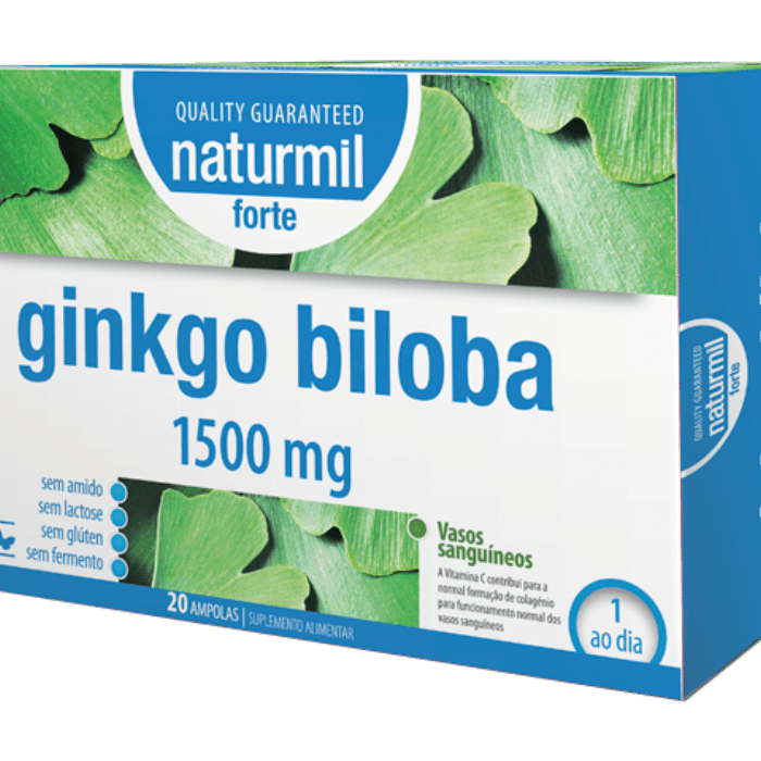 Ginkgo Biloba Forte 20 ampolas